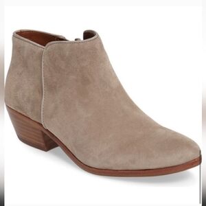 (sz.8.5) Sam Edelman Putty Suede Booties